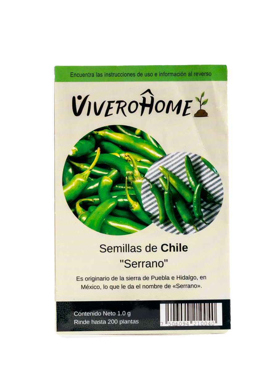 Semillas de Chile Serrano